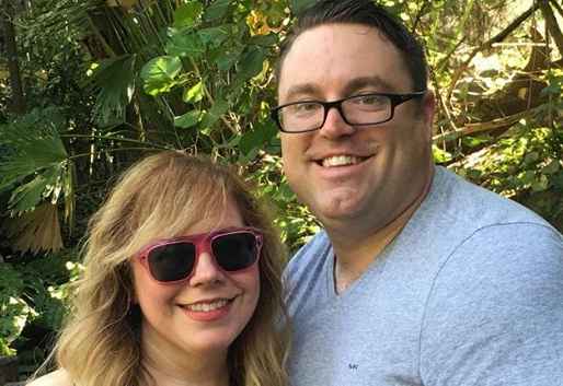 Kristen Vangsness with her current love interest Keith Hanson